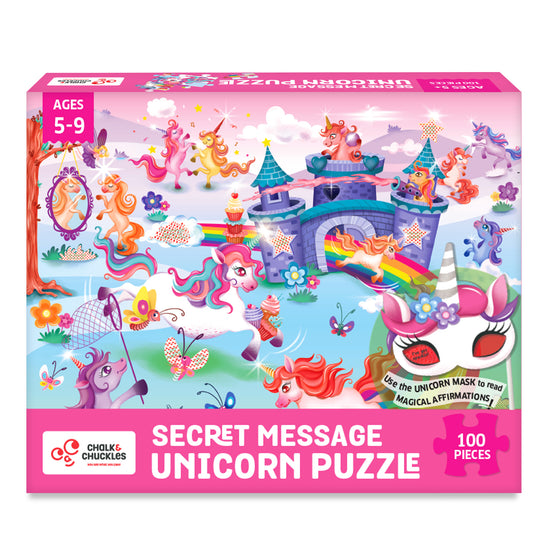 I Love Unicorns Secret Message Puzzle