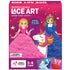 Gift Box of Princess and unicorn sensory lace art craft kit for kids ages 3 to 6, Chalk and Chuckles toy
