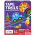 Chalk and Chuckles Tape Trails art and craft kit for kids ages 3-7, fine motor skills activity set with colorful reusable tape, scissors, and creative mess-free indoor projects for boys and girls