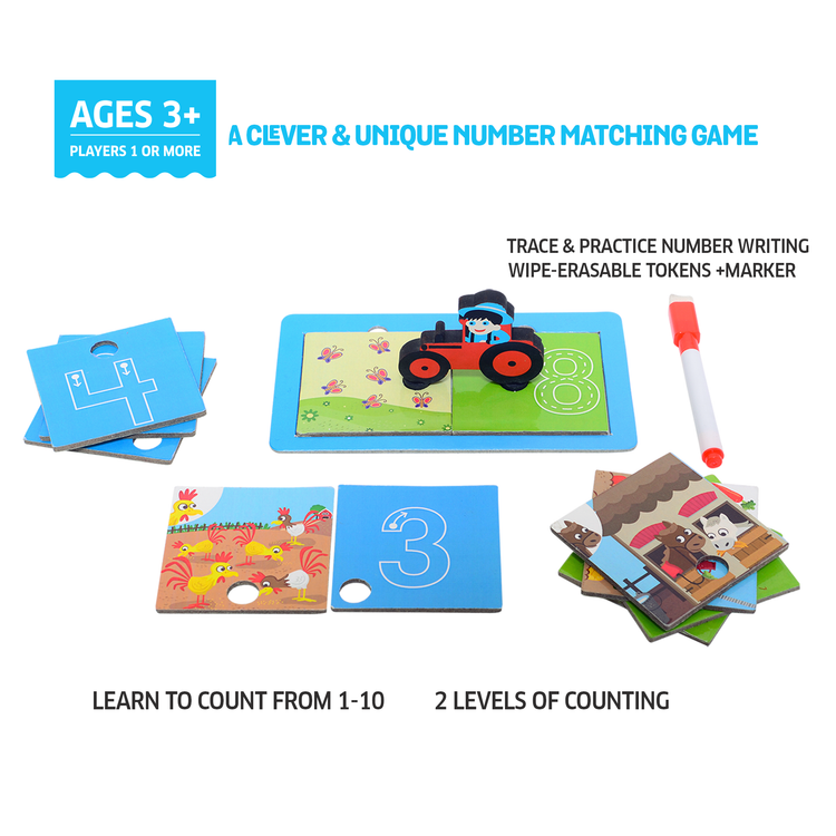 Chalk and Chuckles-Clever Counting-Educational Games and Toys