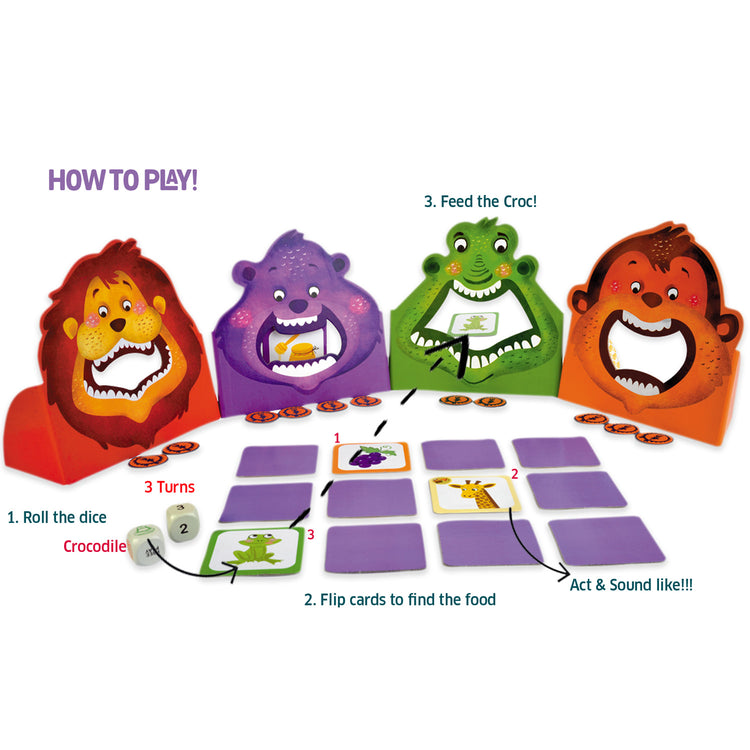 Chalk and Chuckles-Hungry Four-Educational Games and Toys