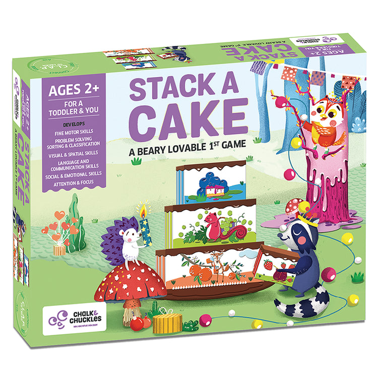 Chalk and Chuckles-Stack a Cake-Educational Games and Toys