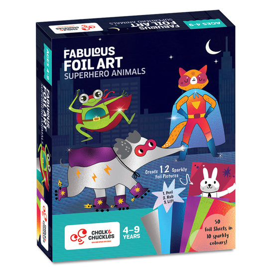 Foil Art - Superhero Animals