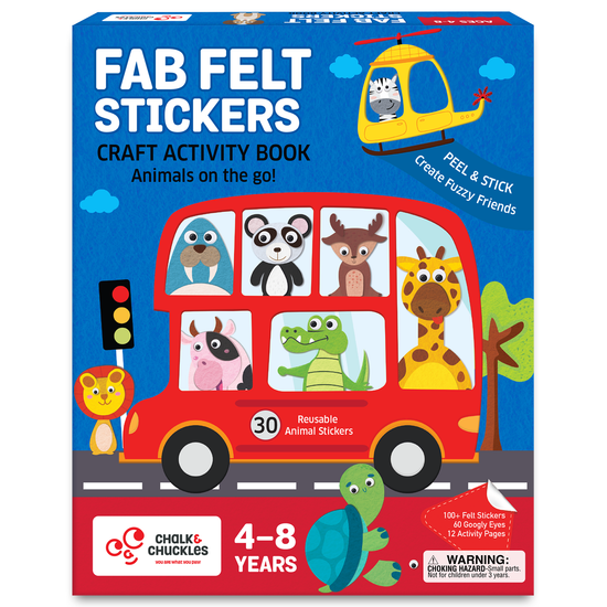 Fab Felt Stickers- Craft Activity Book