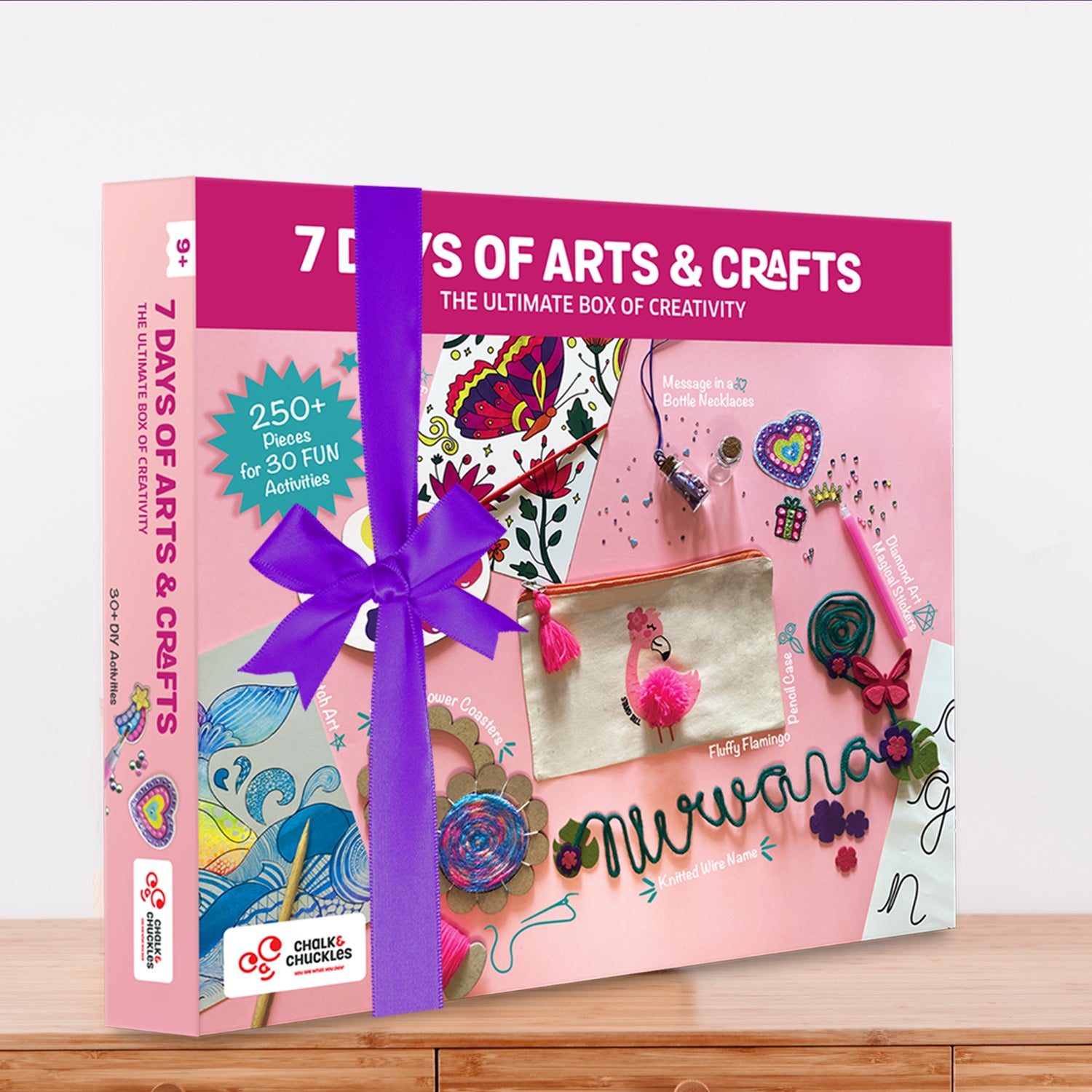 7 Days of Arts & Crafts- DIY Kit for Kids 9-15 Years – Chalk