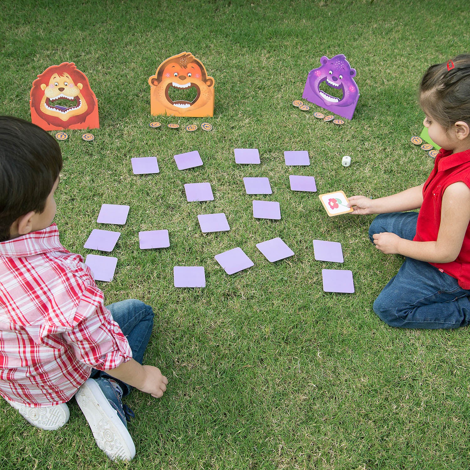 Chalk and Chuckles Hungry Four Memory Game For Preschoolers