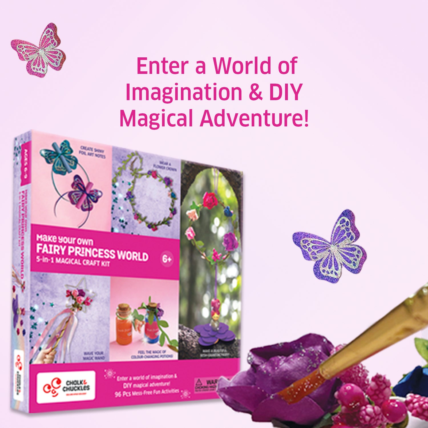 Chalk and Chuckles Make your own Fairy Princess World Craft Kit