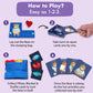 Step-by-step instructions for playing Chalk and Chuckles Bedtime Bear game—parents and kids lay out the bear, take turns drawing cards, collect bedtime items, and enjoy calming activities together. Perfect for family bonding and bedtime routines with children ages 3–6.