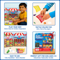 Kid happily playing with Chalk and Chuckles Busy Market activity kit, a perfect educational gift for ages 3-6 to build math, social skills, and imaginative pretend play fun