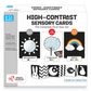 High Contrast Sensory Flash Cards for Babies 0–12 Months