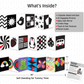 High Contrast Sensory Flash Cards for Babies 0–12 Months