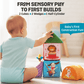 Discovery Blocks - Soft Plush Sensory Baby Toy, 6 Months+