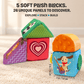 Discovery Blocks - Soft Plush Sensory Baby Toy, 6 Months+