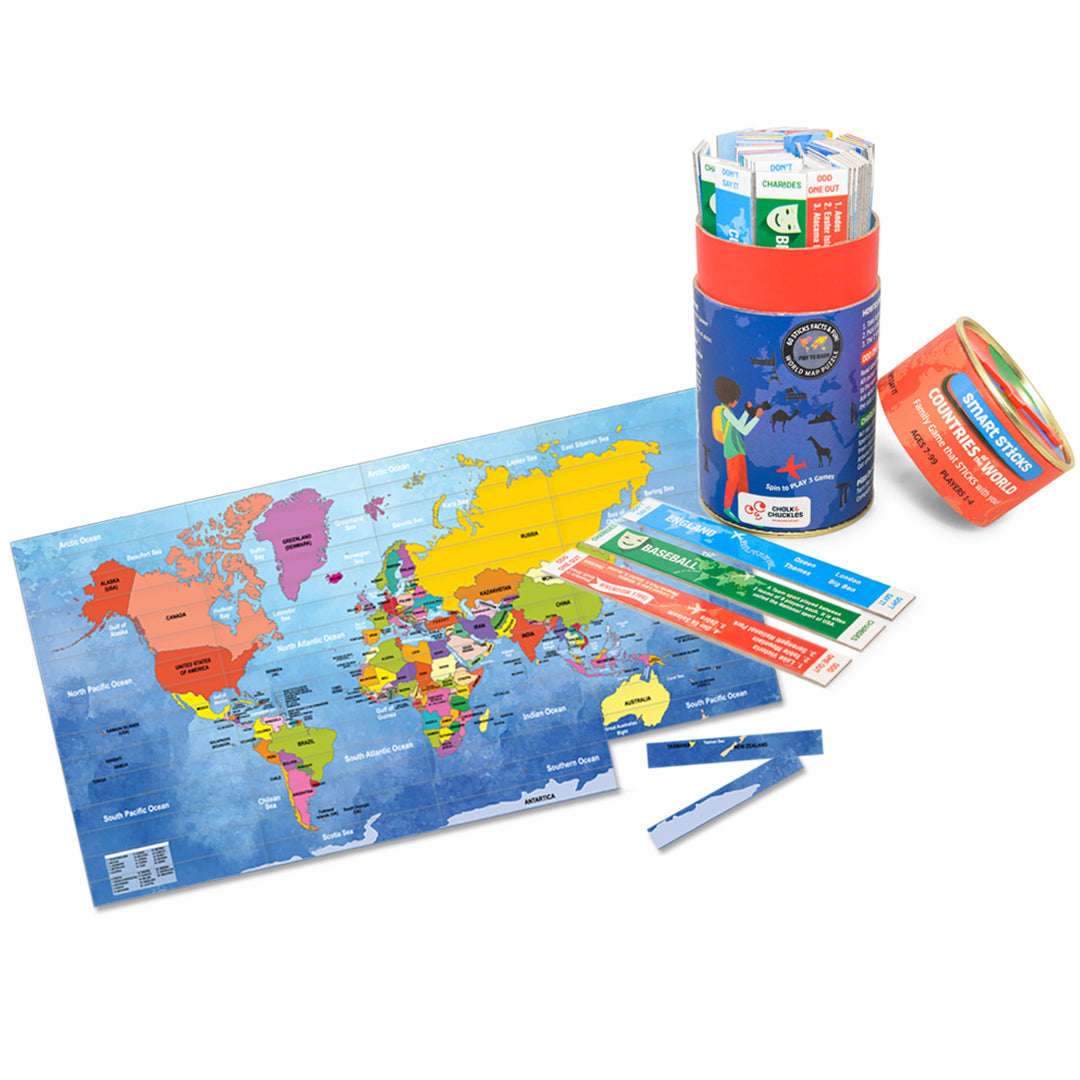 Chalk and Chuckles Smart Sticks Countries of the World- Product information video