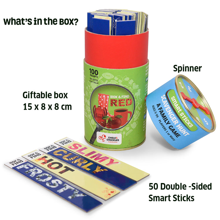 Chalk and Chuckles-Smart Sticks- Scavenger Hunt-Educational Games and Toys