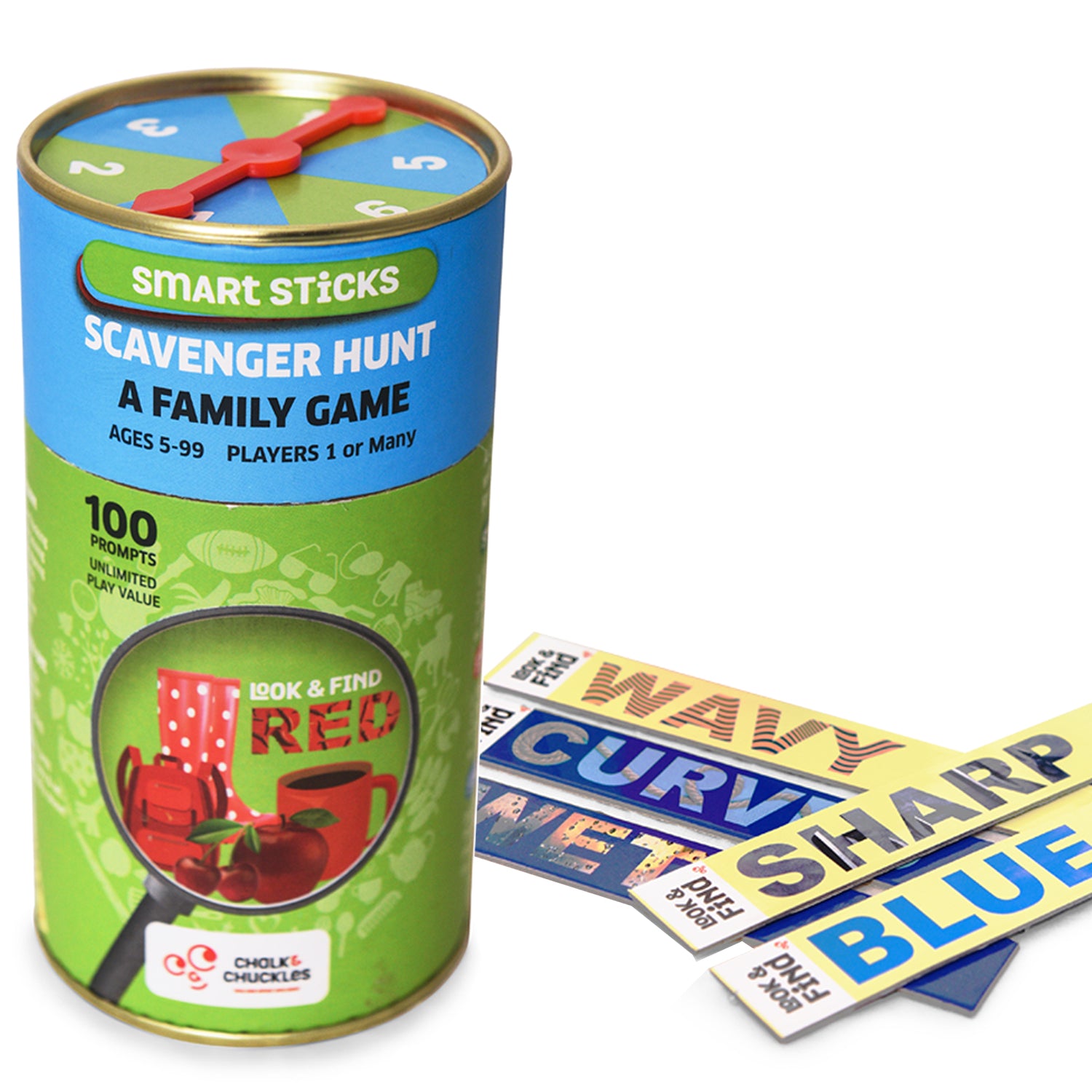 Chalk and Chuckles-Smart Sticks- Scavenger Hunt-Educational Games and Toys
