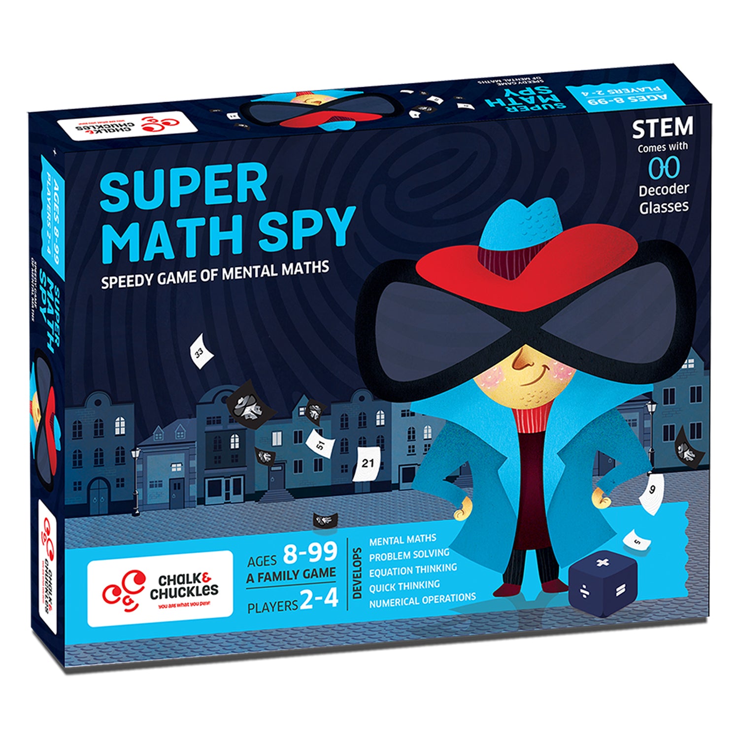 Chalk and Chuckles-Super Math Spy-Educational Games and Toys